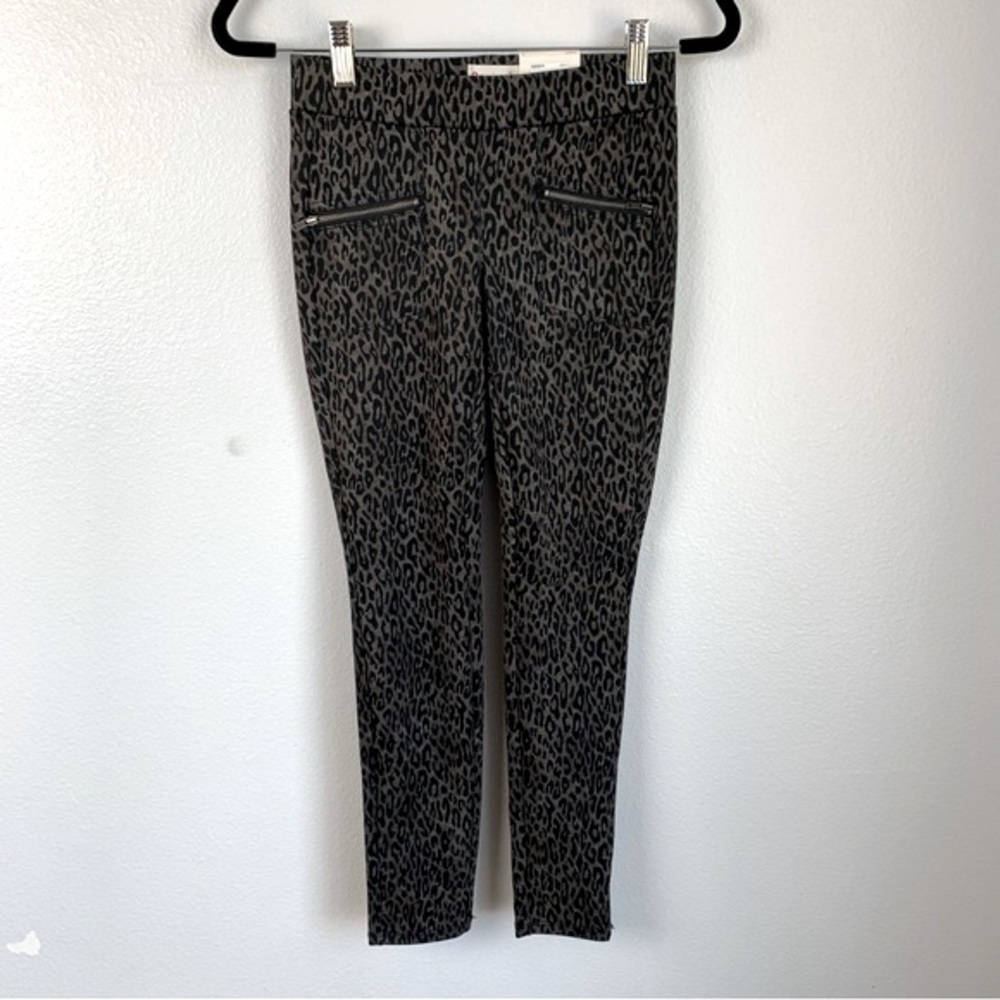 SO NWT Leopard Print Ponte Animal Print Leggings Size 8